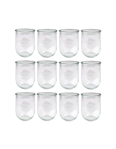 Słoiki WECK 12szt/ żaroodporny słoik 1l 1062ml TULIP - produkt 2