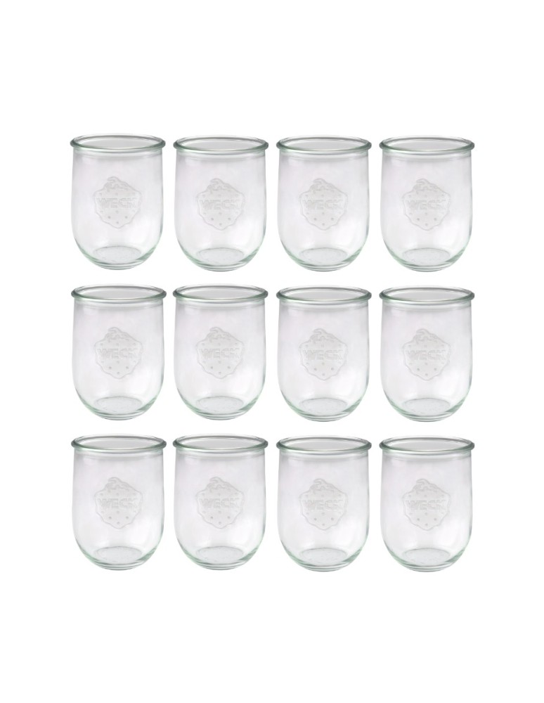 Słoiki i butelki - Słoiki WECK 12szt/ żaroodporny słoik 1l 1062ml TULIP - product MODO24.PL 2