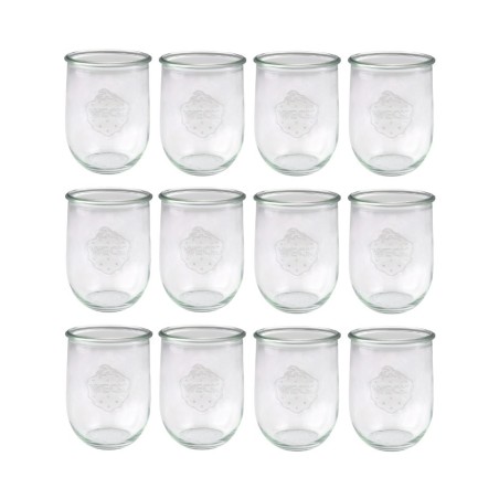 Słoiki WECK 12szt/ żaroodporny słoik 1l 1062ml TULIP