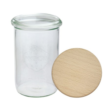 Słoiki WECK / drewniane wieko słoik 1050ml 1l MOLD
