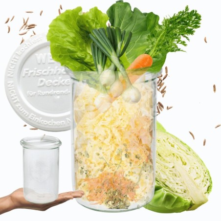 Słoiki WECK / plastikowe wieko słoik 1050ml 1l MOLD