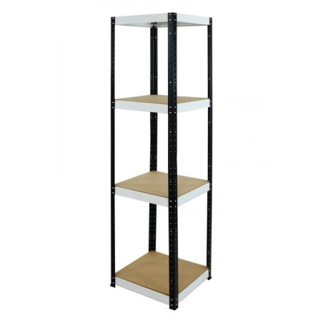 Regał metalowy Helios Color 180x40x40_4 - 175kg / na półkę, kolor: niebiesko-biały