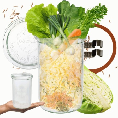 Słoiki WECK / szkl. wieko,gumka, bl słoik 1050ml 1l MOLD