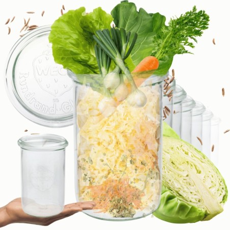 Słoiki WECK 12szt/ szklane wieko słoik 1050ml 1l MOLD