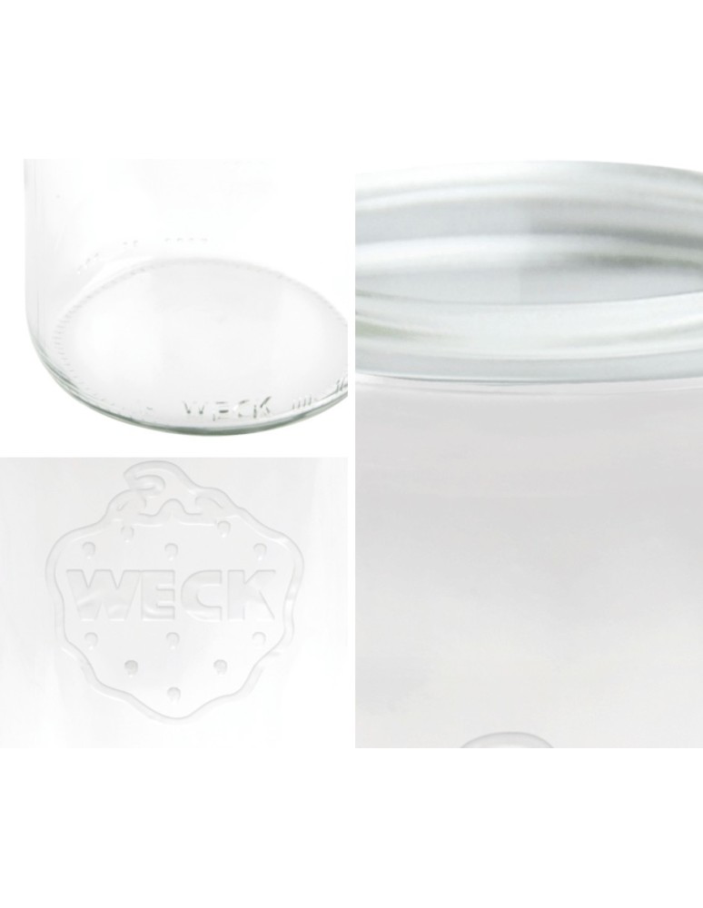 Słoiki i butelki - Słoiki WECK 6szt/ szklane wieko słoik 1050ml 1l MOLD - produkt MODO24.PL 23