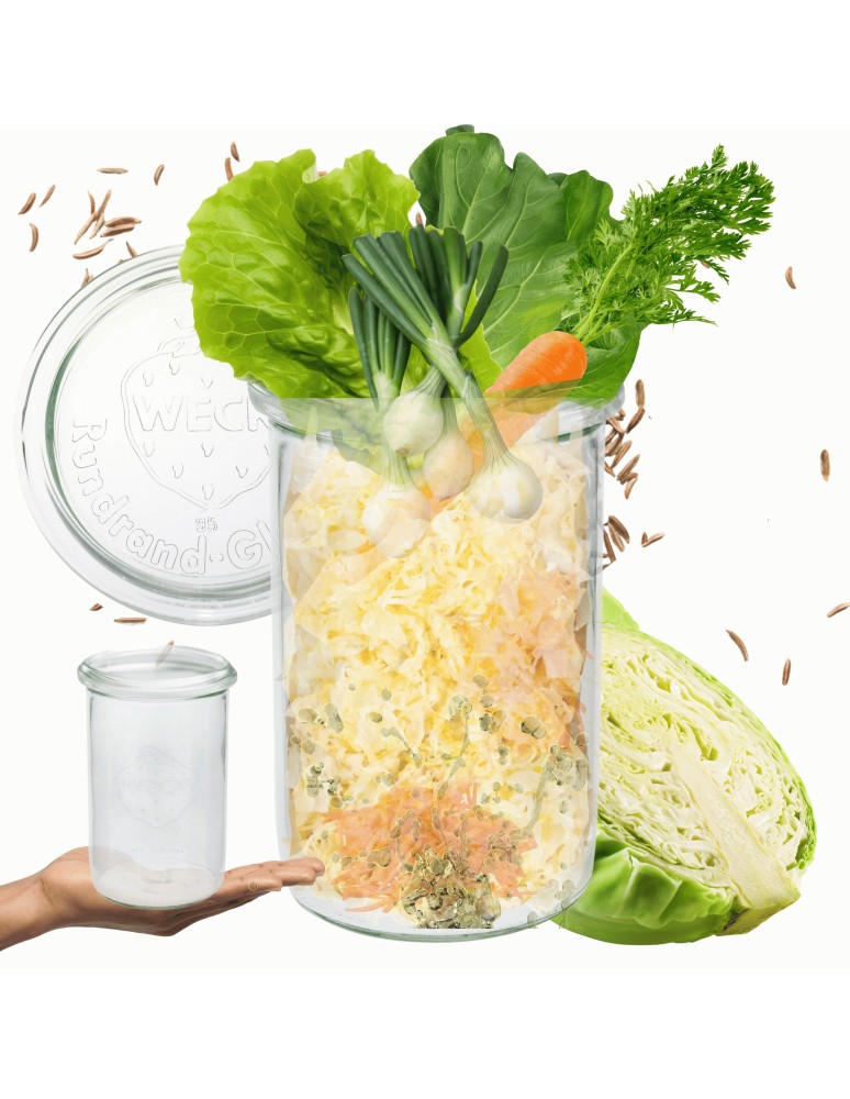 Słoiki i butelki - Słoiki WECK / szklane wieko słoik 1050ml 1l MOLD - produkt MODO24.PL 21