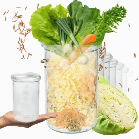 Słoiki WECK 12szt/ żaroodporny słoik 1050ml 1l MOLD