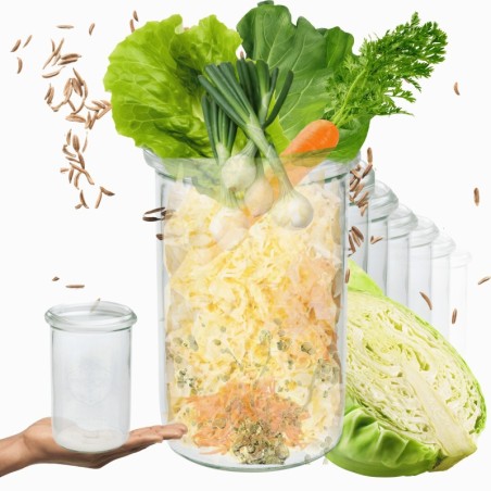 Słoiki WECK 6szt/ żaroodporny słoik 1050ml 1l MOLD