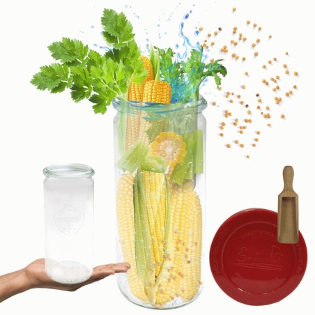 Słoiki WECK / silikonowe wieko, miarka słoik 1040ml 1l CYLINDER