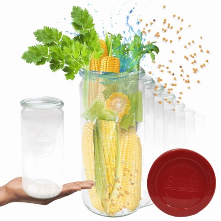 Słoiki WECK 12szt/ silikonowe wieko słoik 1040ml 1l CYLINDER