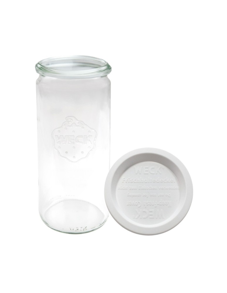 Słoiki i butelki - Słoiki WECK / plastikowe wieko słoik 1040ml 1l CYLINDER - product MODO24.PL 12