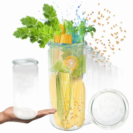 Słoiki WECK 6szt/ szklane wieko słoik 1040ml 1l CYLINDER