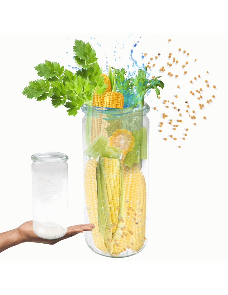 Słoiki i butelki - Słoiki WECK / żaroodporny słoik 1040ml 1l CYLINDER - product MODO24.PL 11