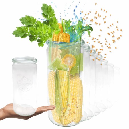 Słoiki WECK 12szt/ żaroodporny słoik 1040ml 1l CYLINDER