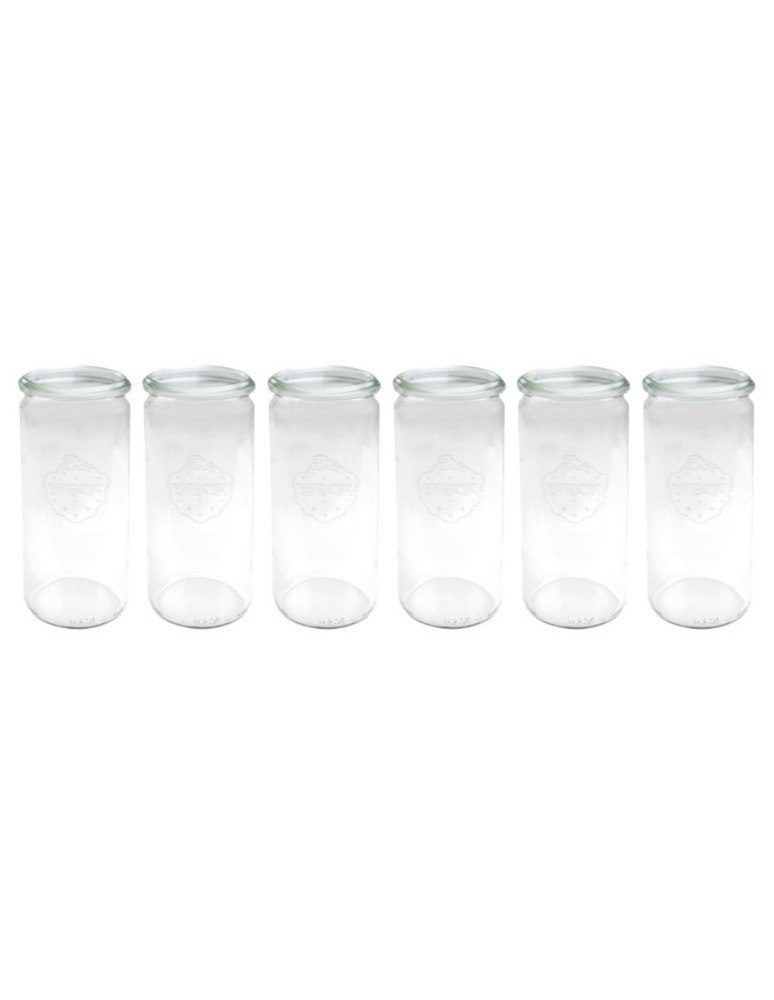 Słoiki i butelki - Słoiki WECK 6szt/ żaroodporny słoik 1040ml 1l CYLINDER - product MODO24.PL 12
