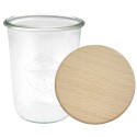 Słoiki WECK / drewniane wieko słoik 850ml MOLD