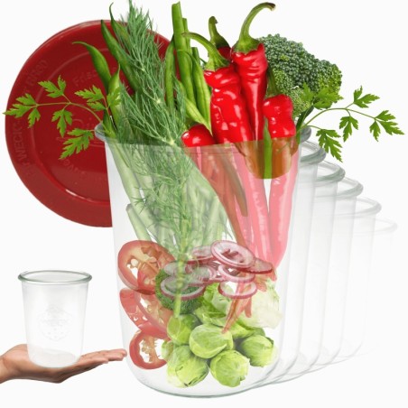 Słoiki WECK 12szt/ silikonowe wieko słoik 850ml MOLD