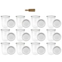 Słoiki WECK 12szt/ plastikowe wieko, miarka słoik 850ml MOLD