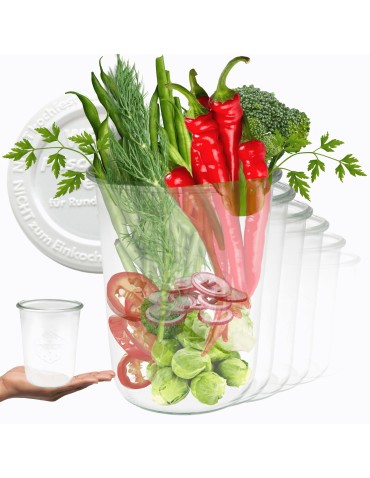 Słoiki i butelki - Słoiki WECK 12szt/ plastikowe wieko słoik 850ml MOLD - product 11