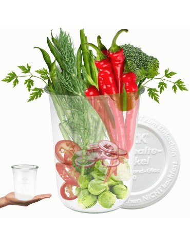 Słoiki i butelki - Słoiki WECK / plastikowe wieko słoik 850ml MOLD - product 11