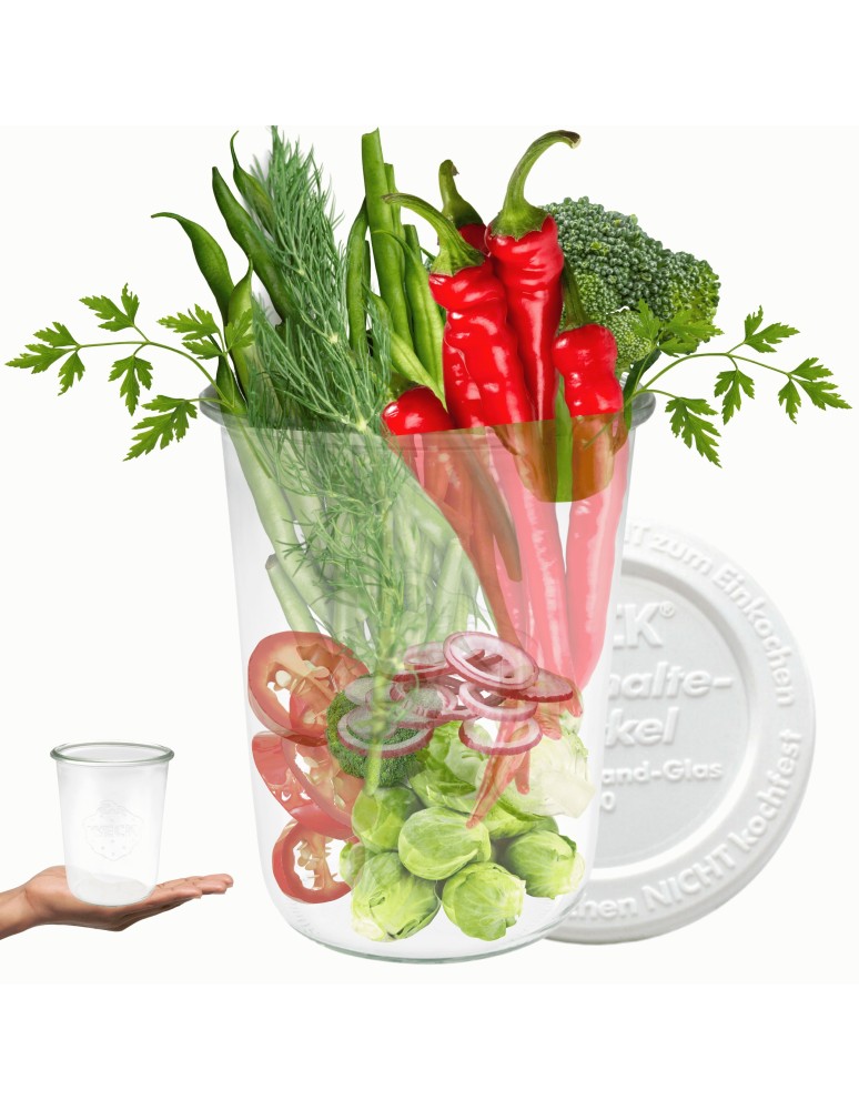 Słoiki i butelki - Słoiki WECK / plastikowe wieko słoik 850ml MOLD - product MODO24.PL 11