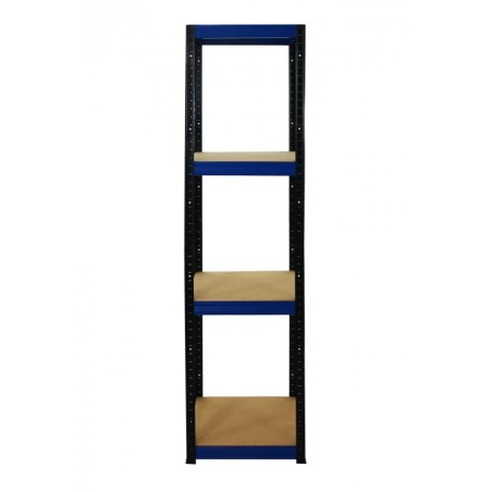 Regał metalowy Helios Color 180x45x45_4 - 175kg / na półkę, kolor: niebiesko-biały