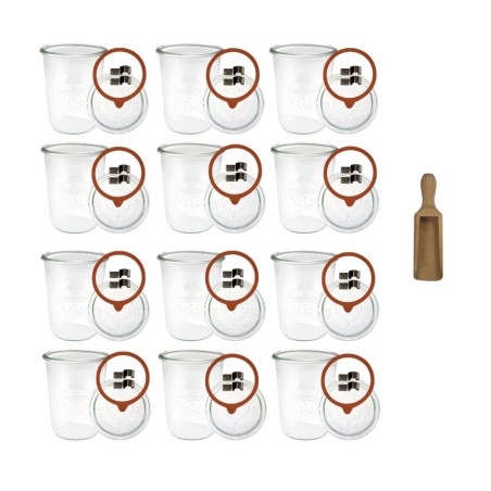 Słoiki WECK / szklane wieko, miarka słoik 850ml MOLD