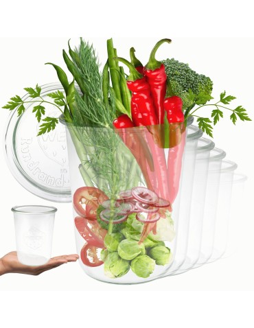 Słoiki i butelki - Słoiki WECK 12szt/ szklane wieko słoik 850ml MOLD - produkt 21