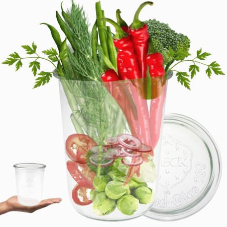 Słoiki WECK / szklane wieko słoik 850ml MOLD