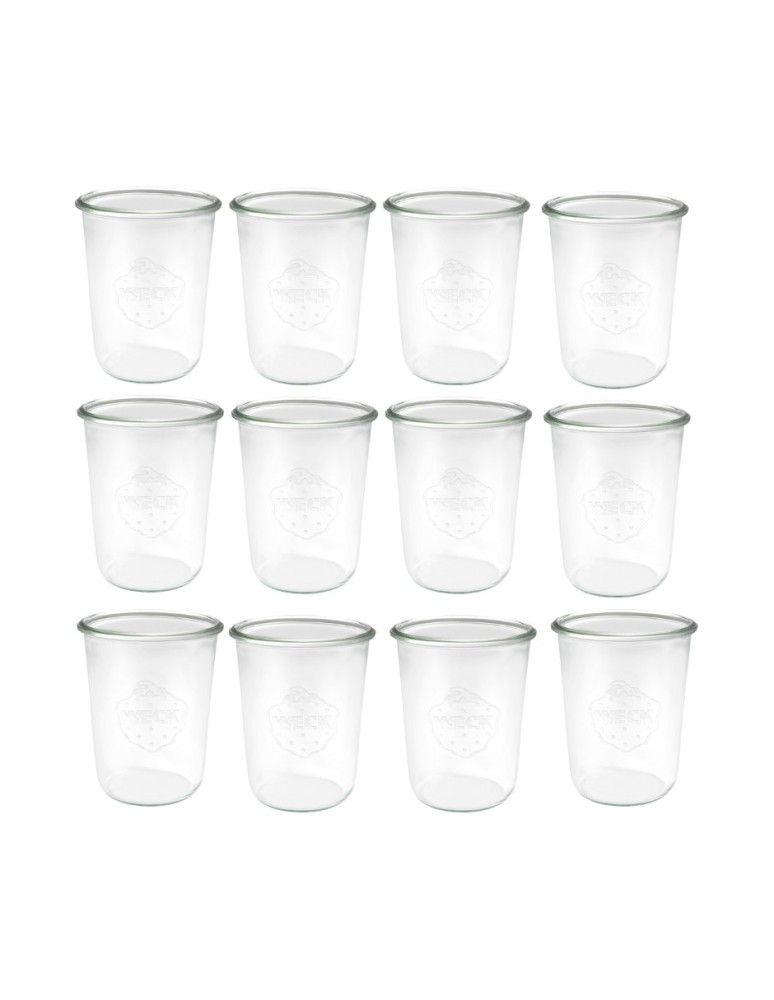 Słoiki i butelki - Słoiki WECK 12szt/ żaroodporny słoik 850ml MOLD - product MODO24.PL 12