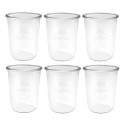 Słoiki WECK 6szt/ żaroodporny słoik 850ml MOLD