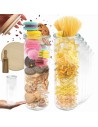 Słoiki WECK 6szt/ drewniane wieko, miarka słoik 600ml CYLINDER