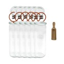 Słoiki WECK 6szt/ szklane wieko, miarka słoik 600ml CYLINDER