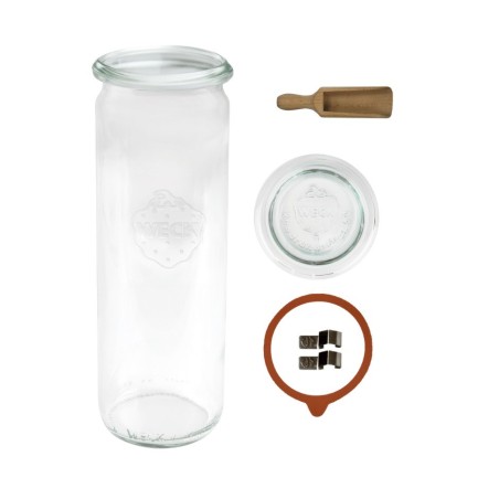 Słoiki WECK / szklane wieko, miarka słoik 600ml CYLINDER