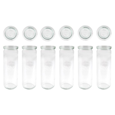 Słoiki WECK 6szt/ szklane wieko słoik 600ml CYLINDER
