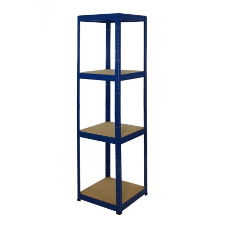 Regał metalowy Helios Color 180x45x45_4 - 175kg / na półkę, kolor: niebiesko-biały