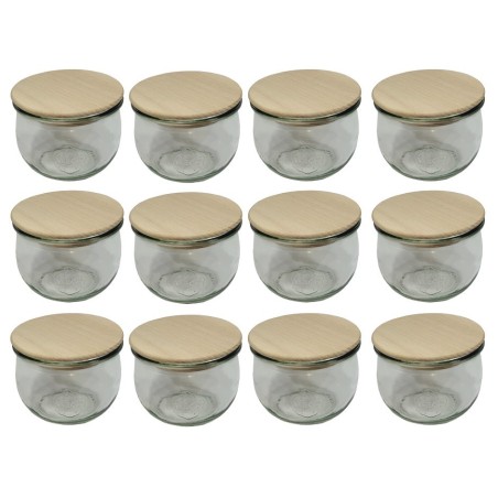 Słoiki WECK 12szt/ drewniane wieko słoik 580ml TULIP