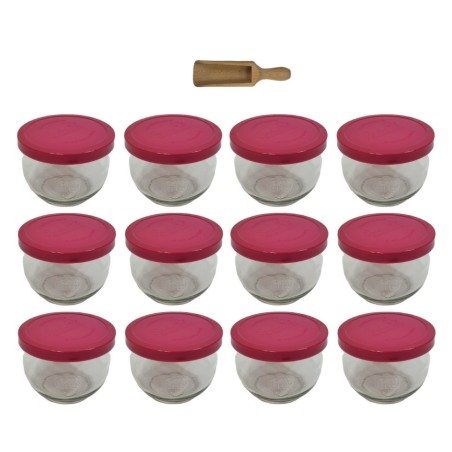 Słoiki WECK 12szt/ silikonowe wieko, miarka słoik 580ml TULIP