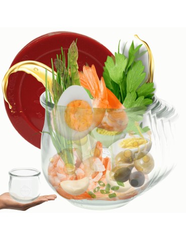 Słoiki WECK 12szt/ silikonowe wieko słoik 580ml TULIP