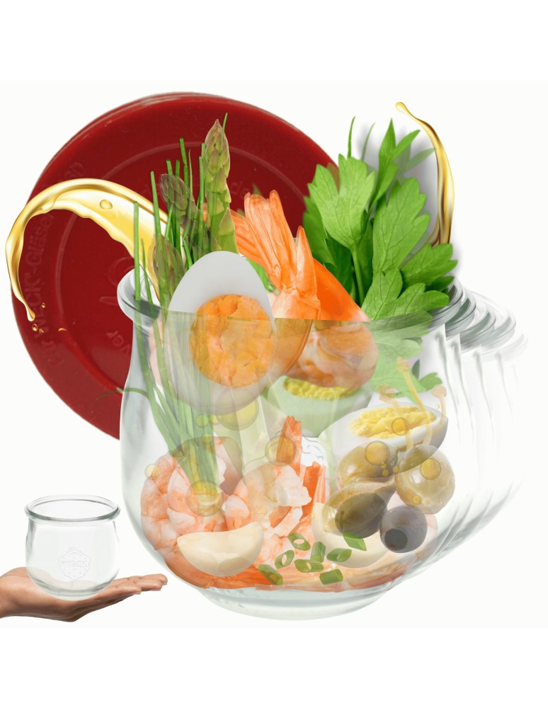 Słoiki i butelki - Słoiki WECK 12szt/ silikonowe wieko słoik 580ml TULIP - produkt MODO24.PL 1