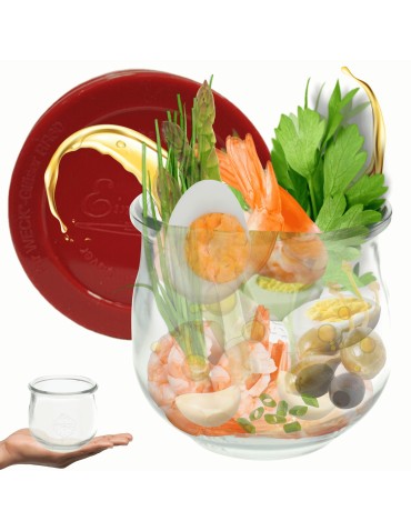 Słoiki i butelki - Słoiki WECK / silikonowe wieko słoik 580ml TULIP - product 11