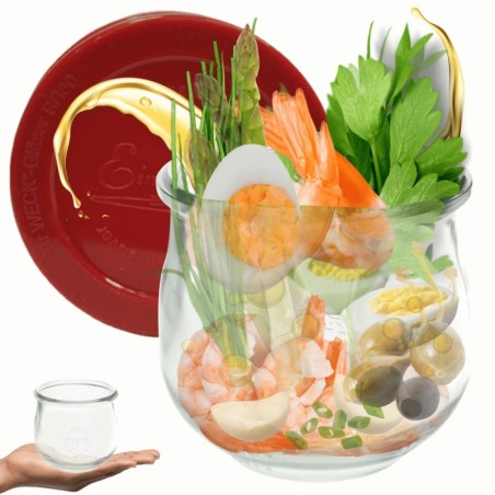 Słoiki WECK / silikonowe wieko słoik 580ml TULIP