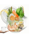Słoiki WECK 12szt/ plastikowe wieko słoik 580ml TULIP