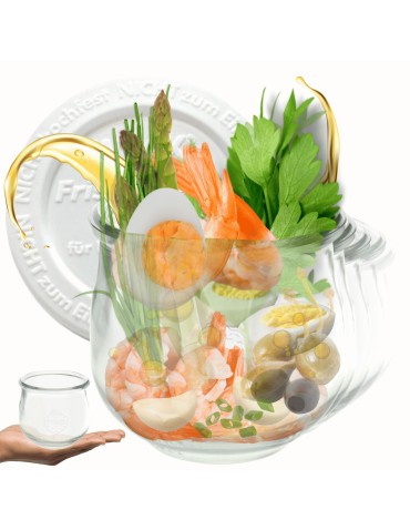 Słoiki WECK 6szt/ plastikowe wieko słoik 580ml TULIP