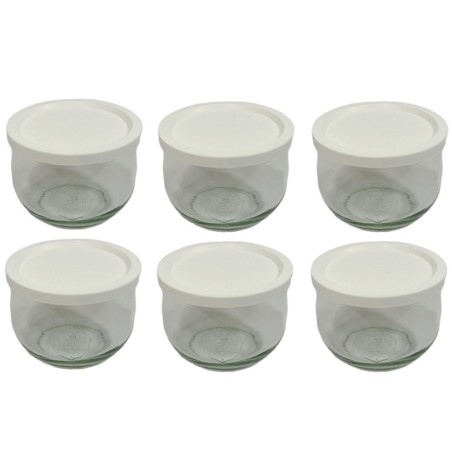 Słoiki WECK 6szt/ plastikowe wieko słoik 580ml TULIP