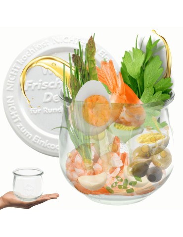 Słoiki i butelki - Słoiki WECK / plastikowe wieko słoik 580ml TULIP - product 11