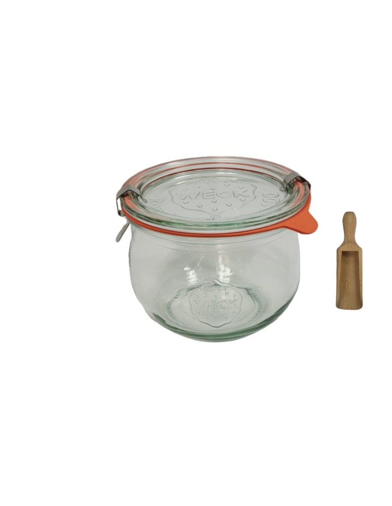 Słoiki i butelki - Słoiki WECK / szklane wieko, miarka słoik 580ml TULIP - product MODO24.PL 12