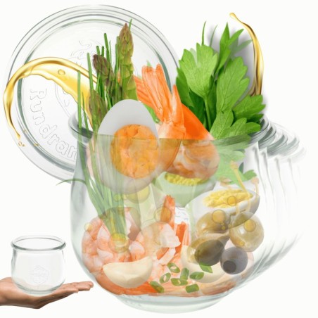 Słoiki WECK 6szt/ szklane wieko słoik 580ml TULIP