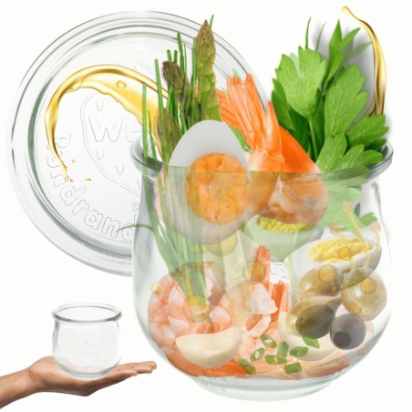 Słoiki WECK / szklane wieko słoik 580ml TULIP