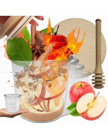 Słoiki WECK 6szt/ drewniane wieko, nabierak słoik 580ml MOLD